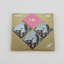 Tròng kính Chemi U6 1.67 Double ASP Siêu Mỏng