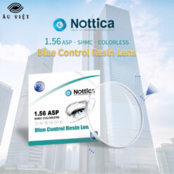 Tròng kính Nottica 1.56 ASP chống ánh sáng xanh vượt trội