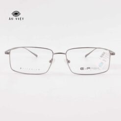 Gọng kính màu bạc titanium Exfash EF39216T sang trọng