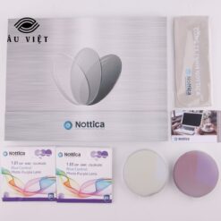 Tròng Nottica đổi màu chiết suất 1.61 ASP Blue Control